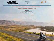 Tablet Screenshot of mp-motorcykler.dk